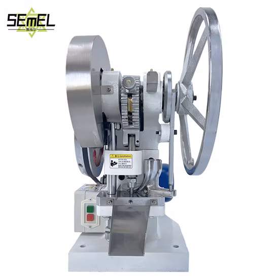 4500 Tablets / Hour Small Single Punch Salt Candy Tablet Press Machine with Customizable